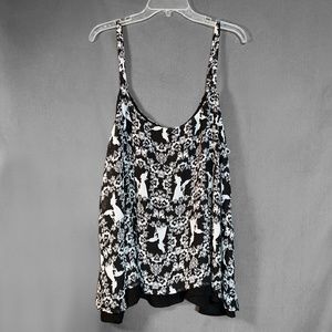Torrid x Disney Maleficient Print Chiffon Tank Top